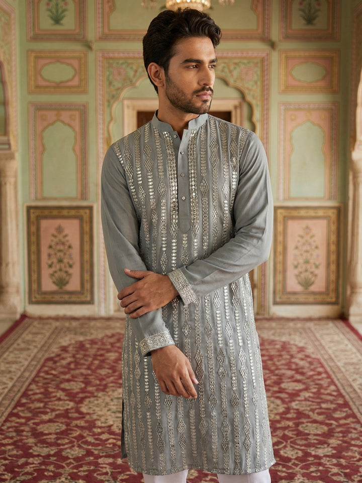 Modern Ethnic Silk Blend Kurta
