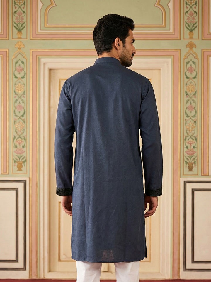 Modern Ethnic Silk Blend Kurta