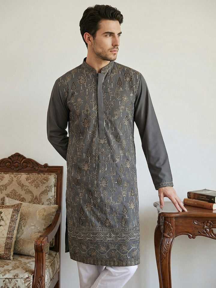 Japanese Embroidery Traditional Kurta