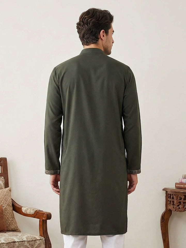 Japanese Embroidery Traditional Kurta