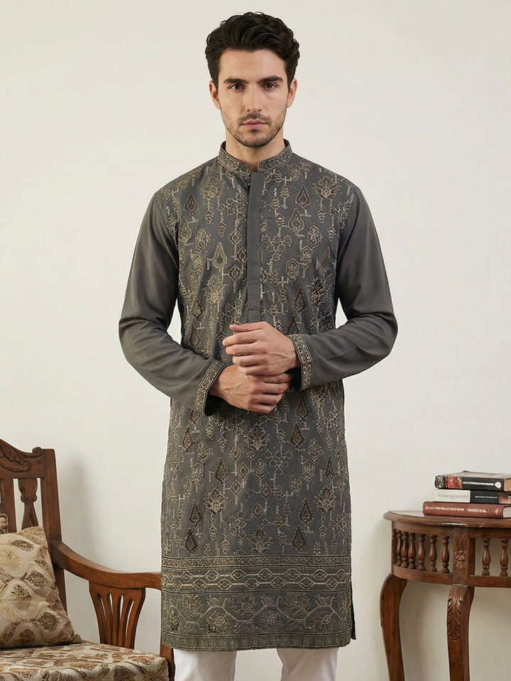 Japanese Embroidery Traditional Kurta