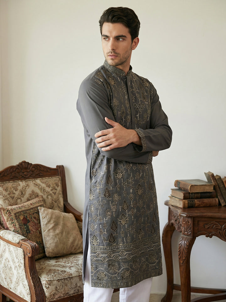 Japanese Embroidery Traditional Kurta