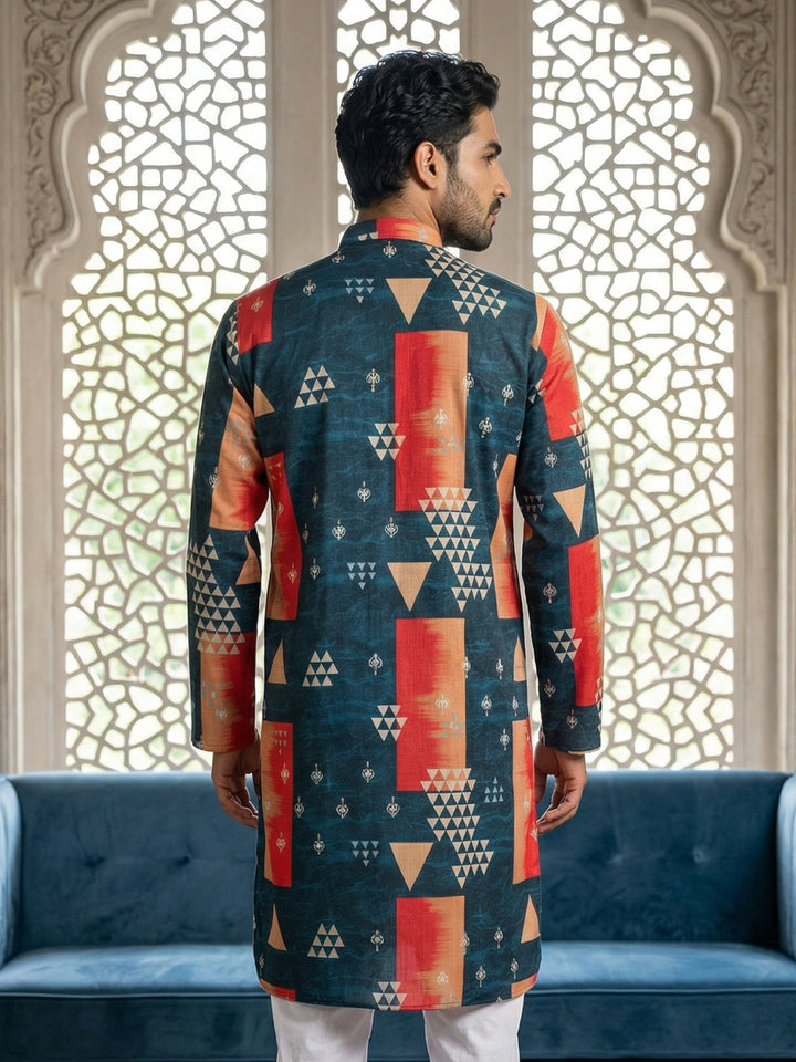 Geometric Printed Kurta