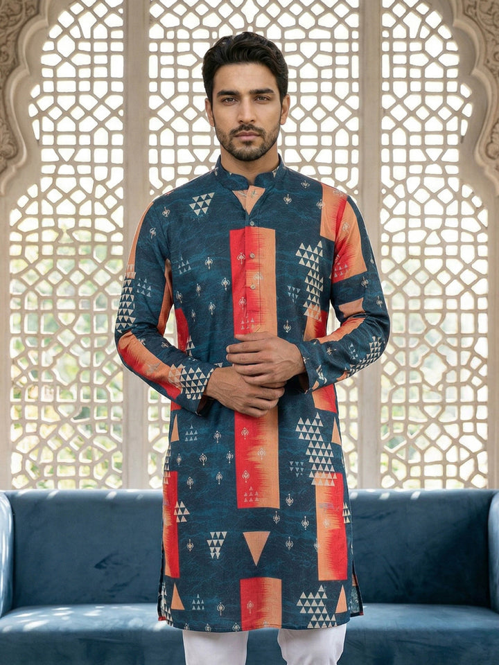 Geometric Printed Kurta