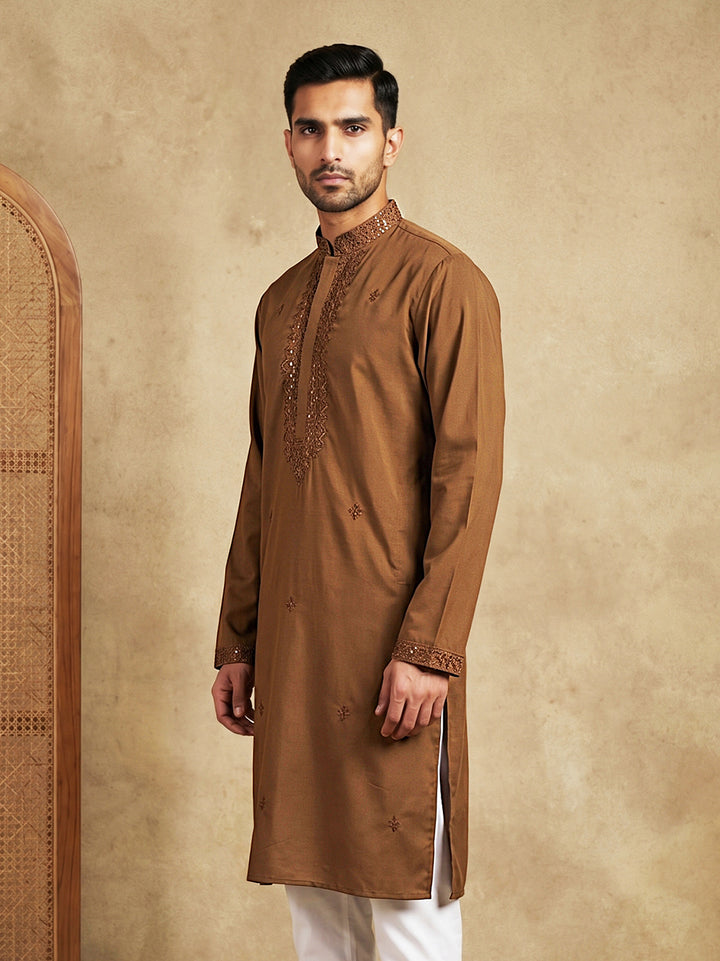 Men’S Imported Japanese Embroidered Kurta