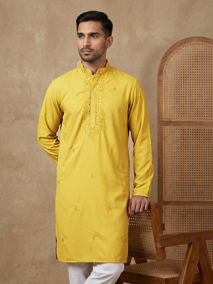 Men’S Imported Japanese Embroidered Kurta