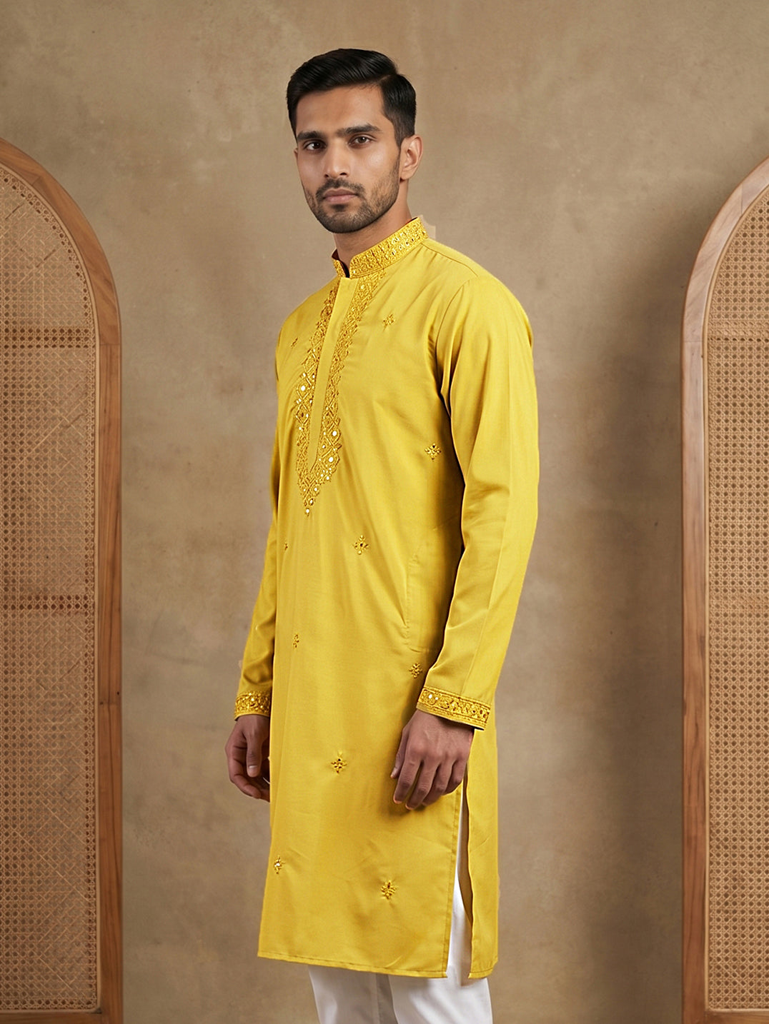 Men’S Imported Japanese Embroidered Kurta