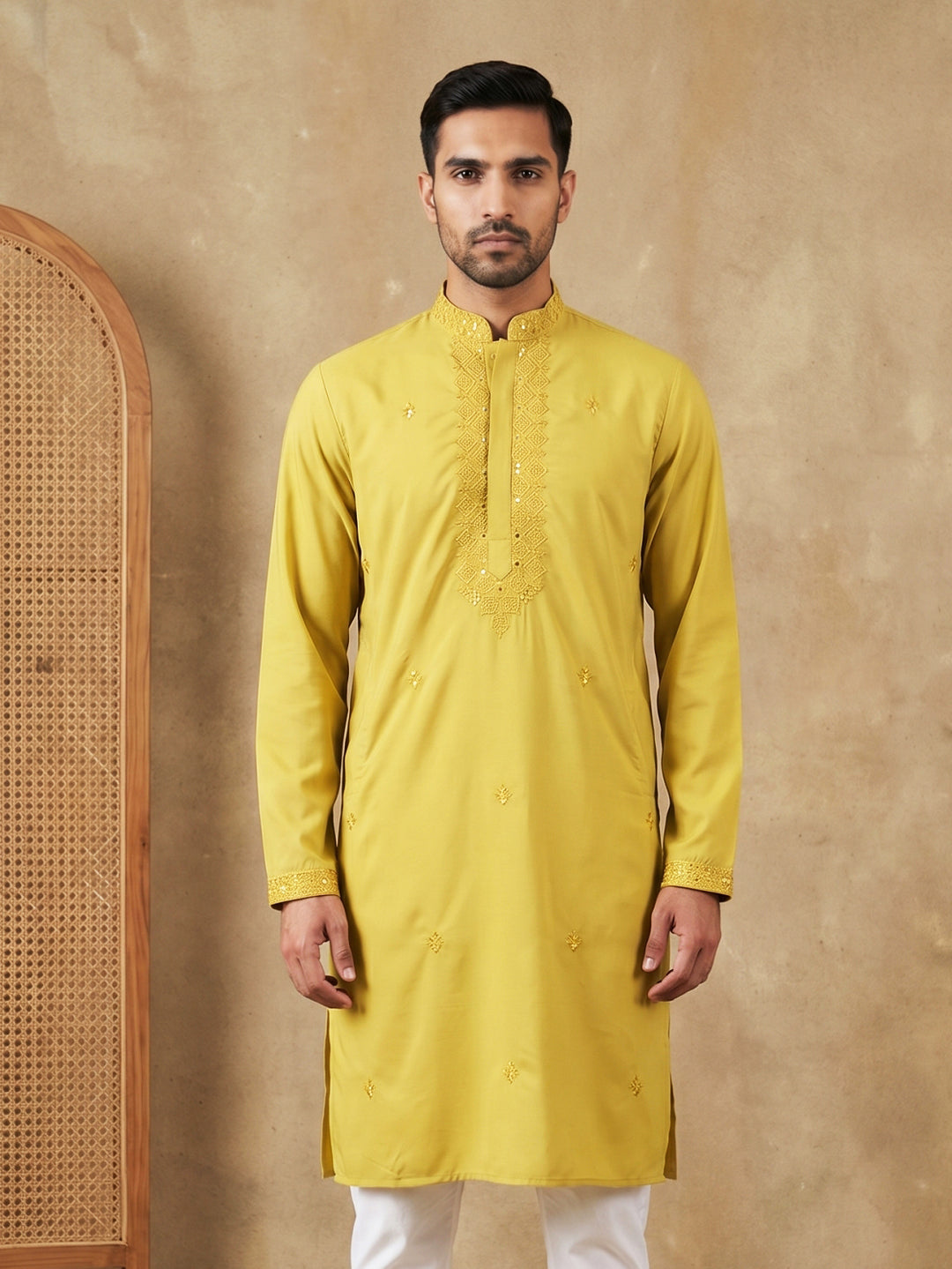 Men’S Imported Japanese Embroidered Kurta