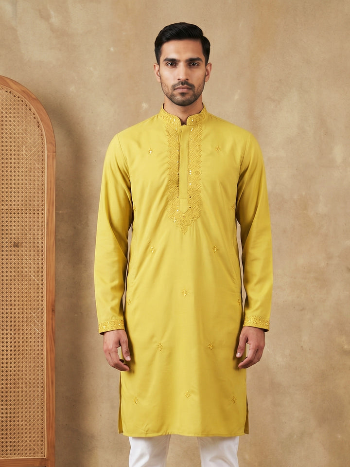 Men’S Imported Japanese Embroidered Kurta