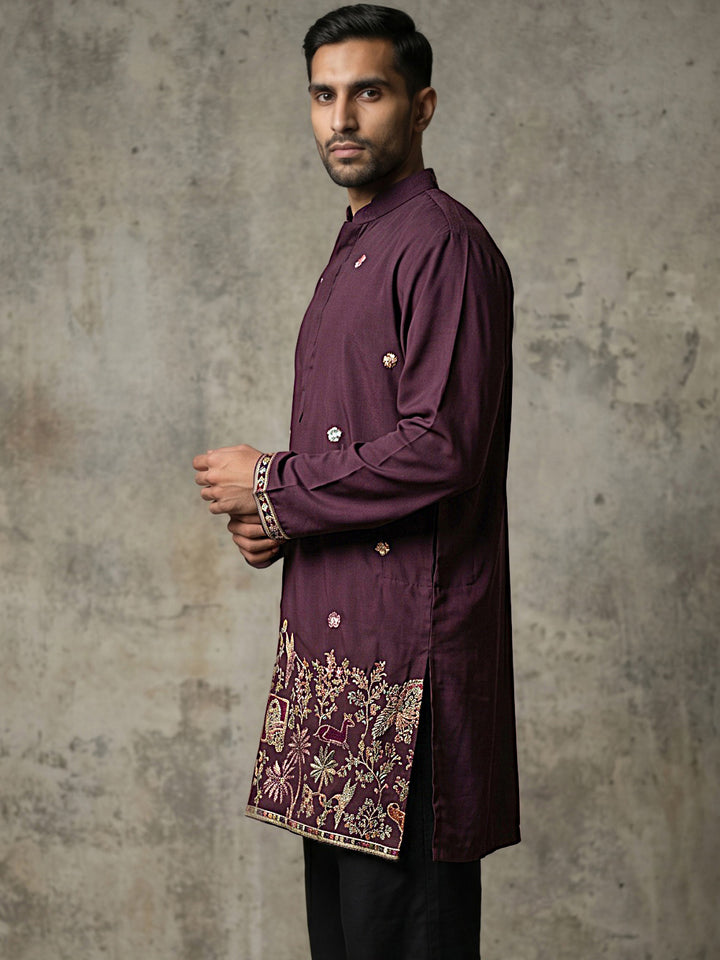 Japanese Fabric Embroidered Kurta