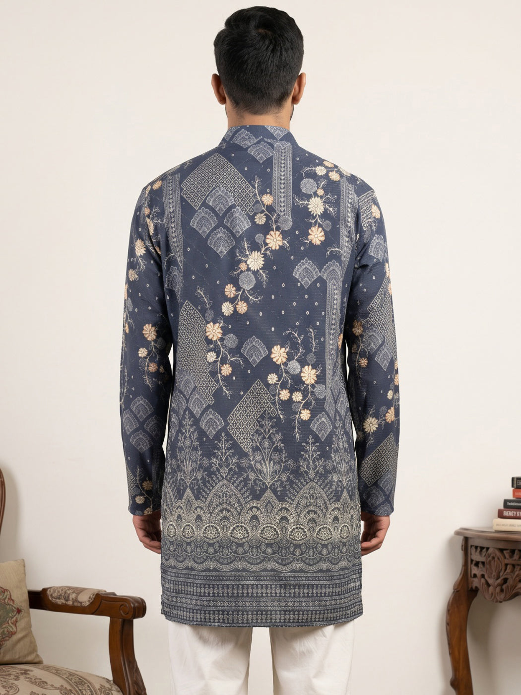 Traditional Cotton Blend Printed Kurta
