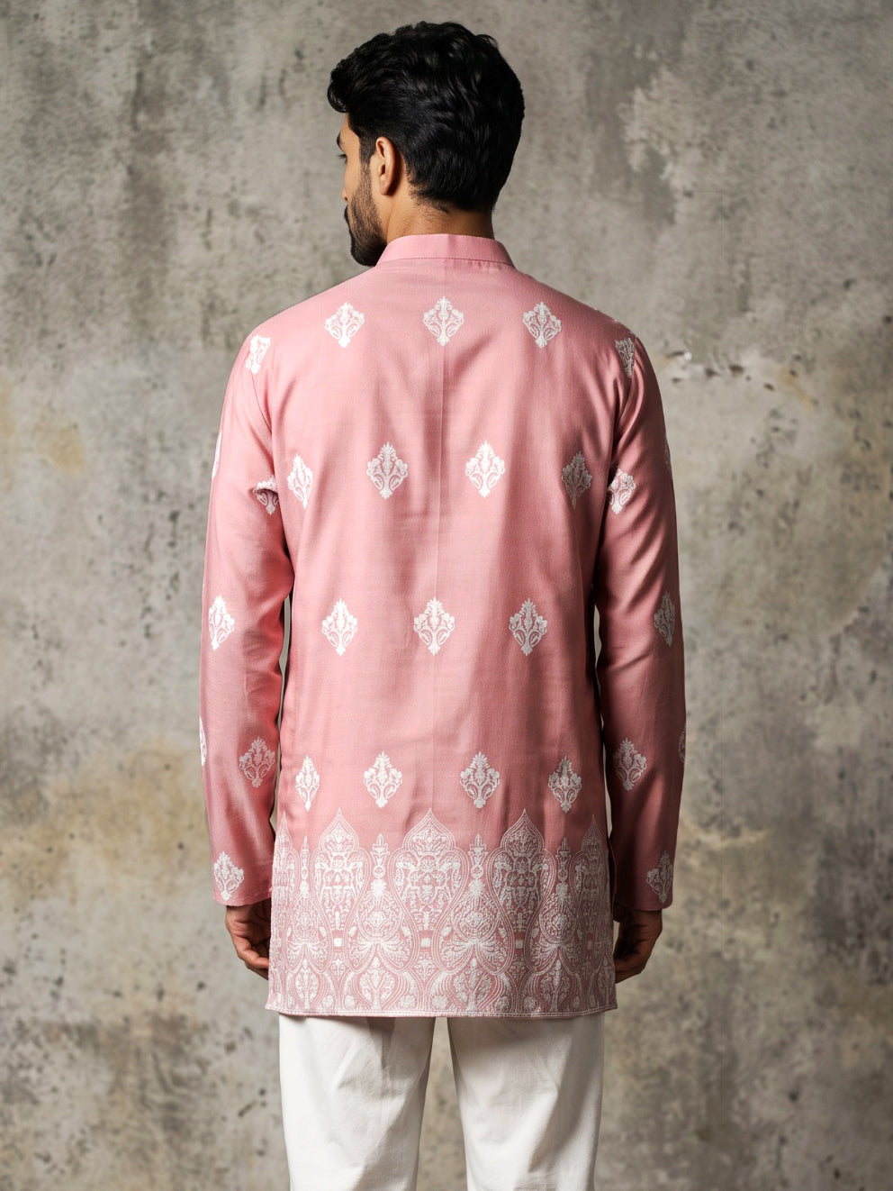 Cotton Blend Ethnic Printed Kurta