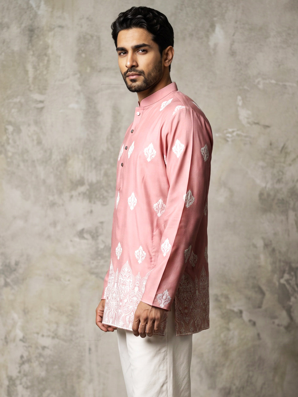 Cotton Blend Ethnic Printed Kurta