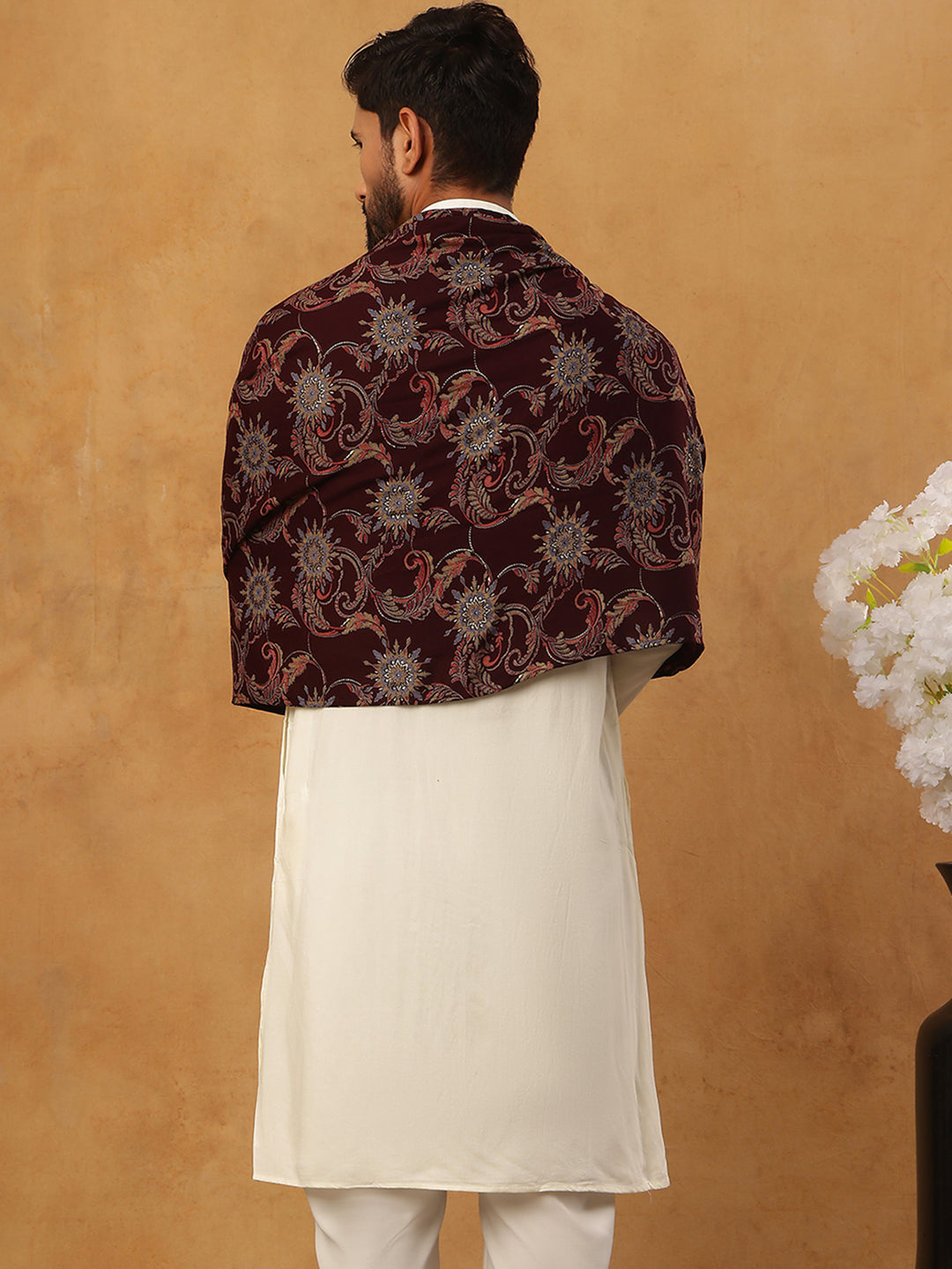 Traditional Silk Blend Kurta &amp; Dupatta