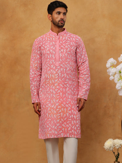 Printed & Embroidered Kurta Pyjama Set