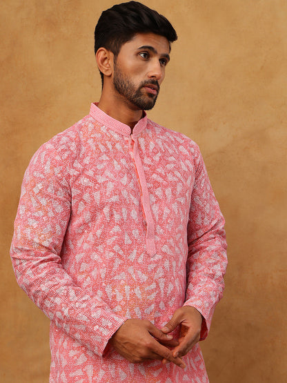 Printed & Embroidered Kurta Pyjama Set