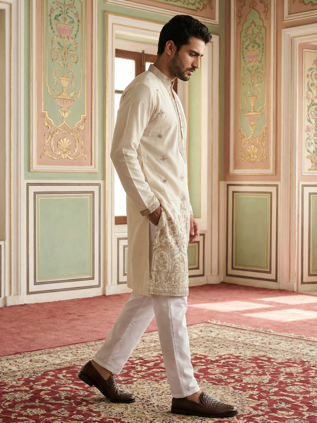 Luxury Japanese Imported Kurta Set For Men