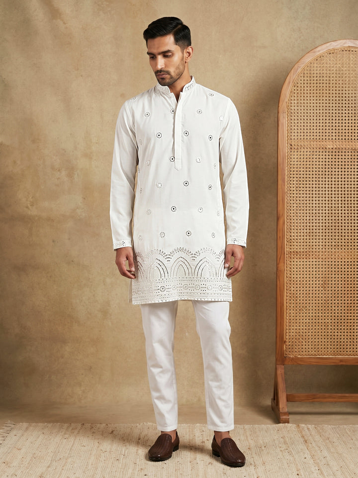 Imported Japanese Embroidered Kurta Set