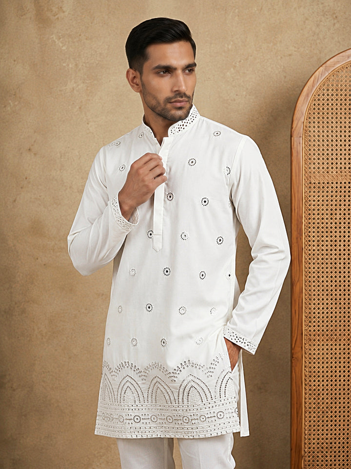 Imported Japanese Embroidered Kurta Set