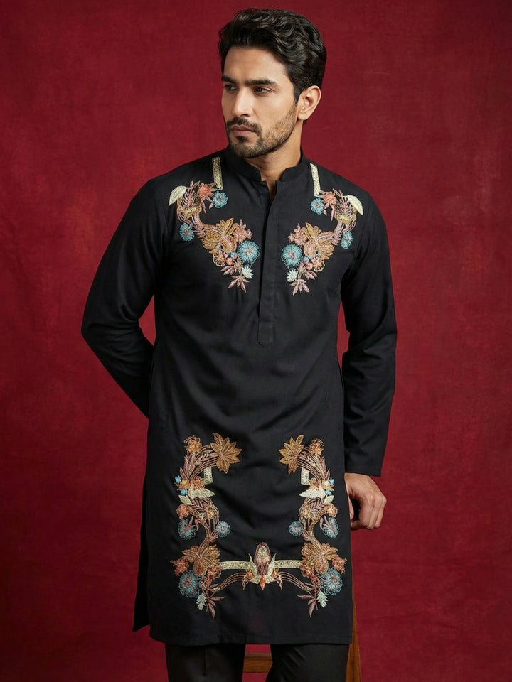 Japanese Imported Fabric Embroidered Kurta Set