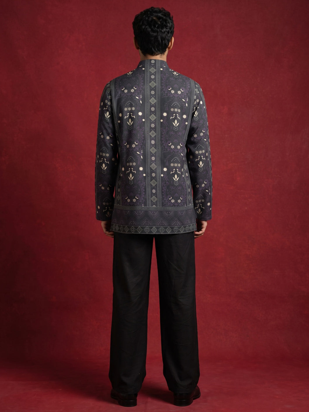 Cotton Blend Ethnic Printed Kurta With Korean Pants