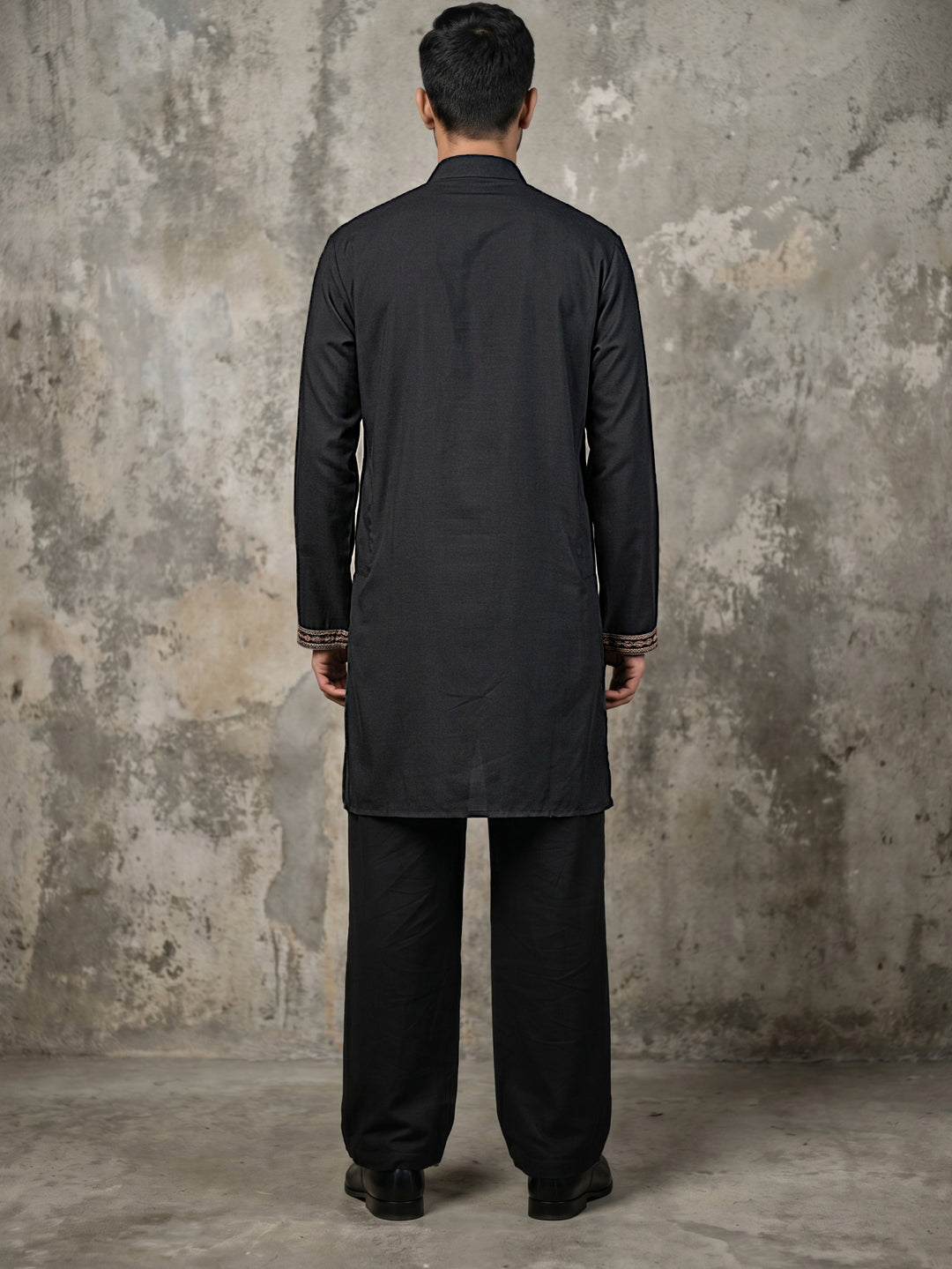 Japanese Fabric Embroidered Kurta &amp; Korean Pants Set