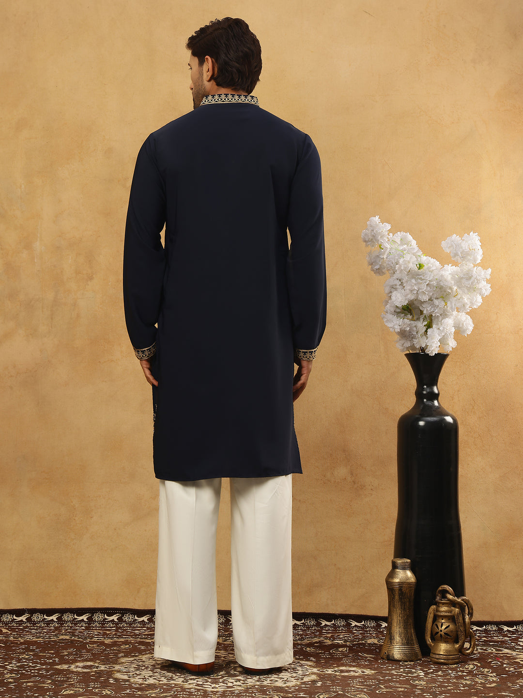 Men’S Japanese Embroidered Kurta Set