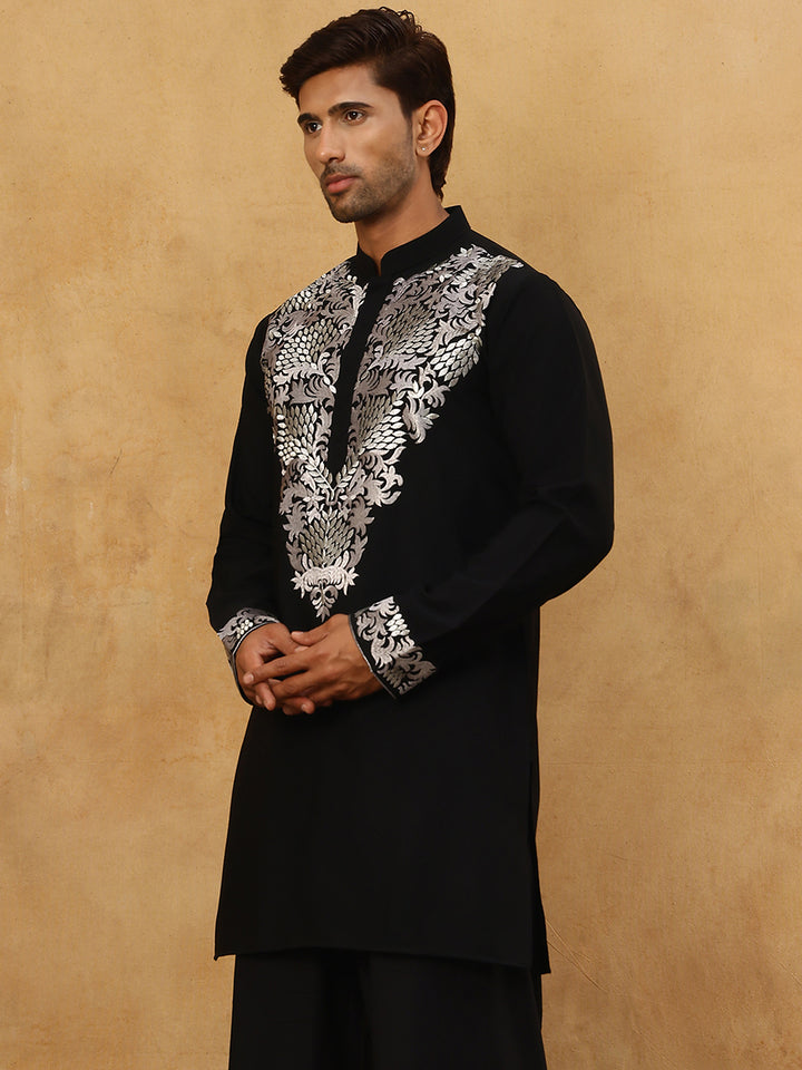 Japanese Fabric Embroidered Kurta