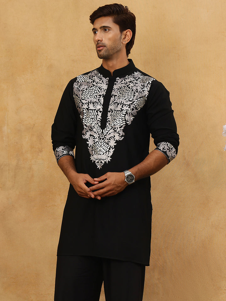Japanese Fabric Embroidered Kurta