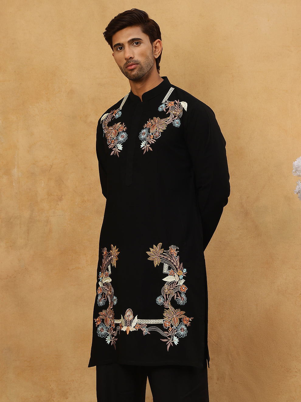 Japanese Imported Fabric Embroidered Kurta