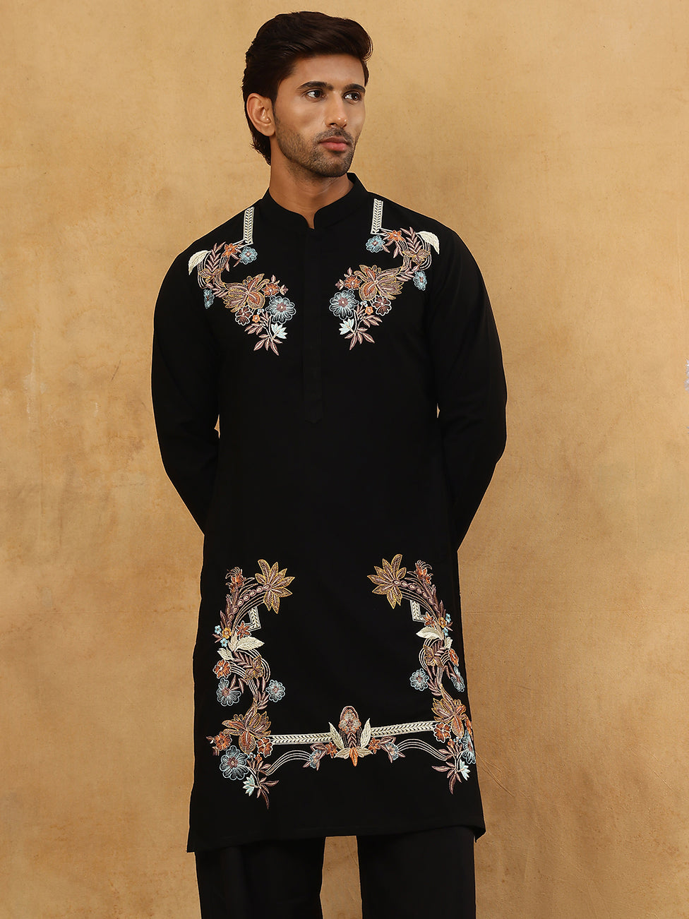 Japanese Imported Fabric Embroidered Kurta
