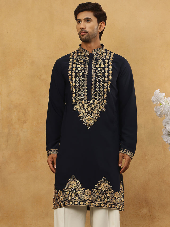Men’S Japanese Embroidered Kurta