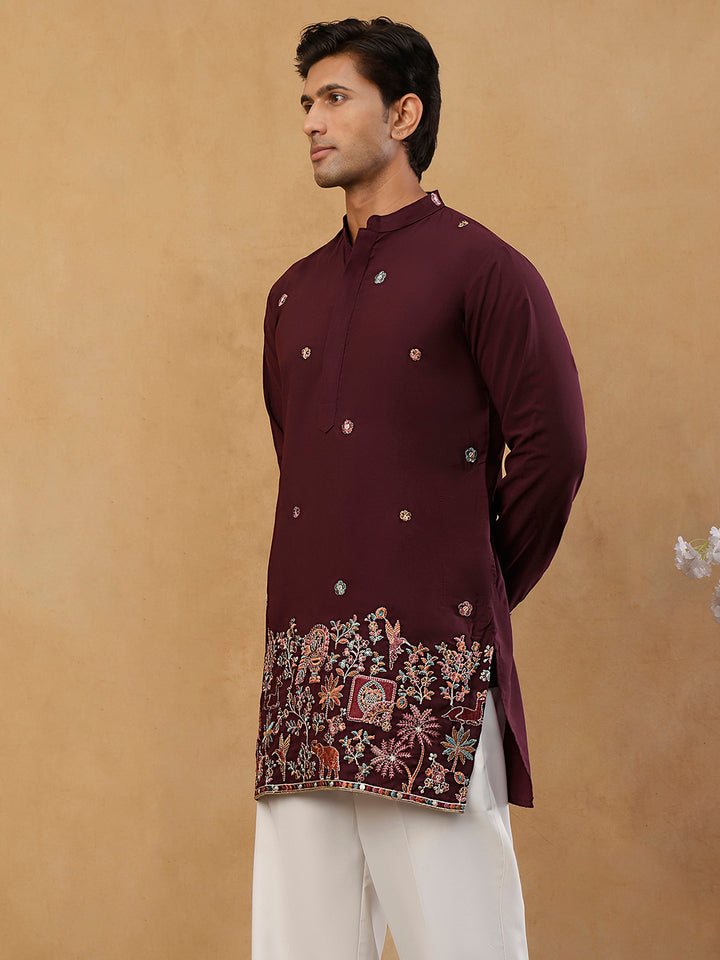 Japanese Fabric Embroidered Kurta