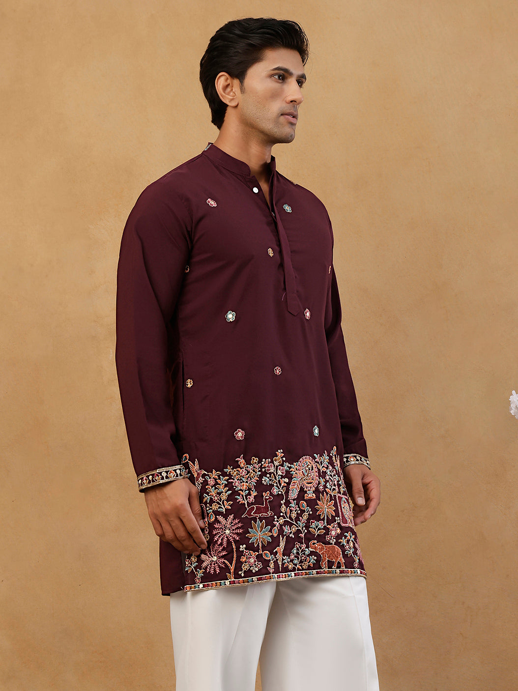 Japanese Fabric Embroidered Kurta