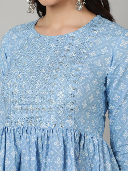 Regular Fit Embroidered  Top