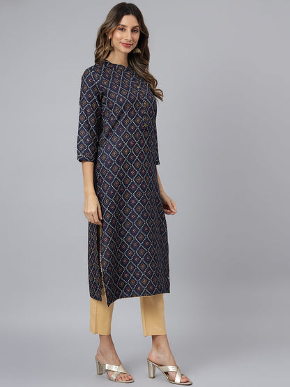 Women Printed Rayon Straight Kurta (Pre-Order)