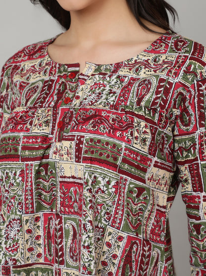 Printed Regular   Top