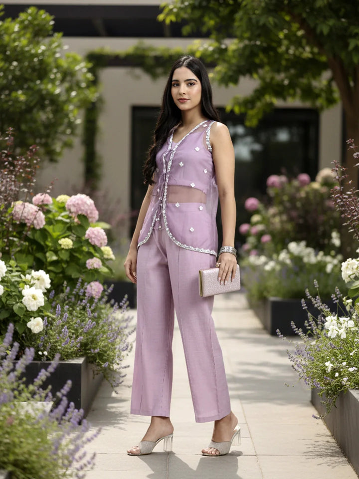 Organza Western Style Co-Ord Set