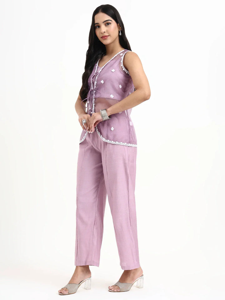 Organza Western Style Co-Ord Set