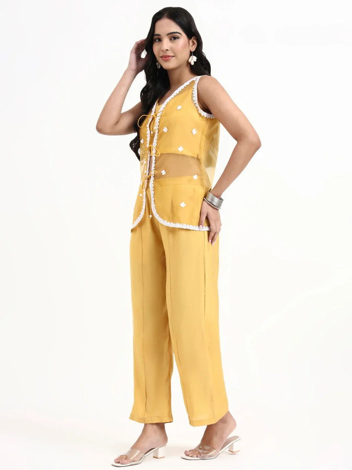 Organza Western Style Co-Ord Set