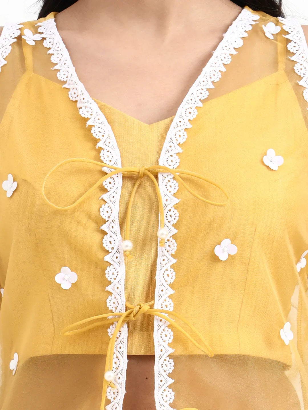 Organza Western Style Co-Ord Set