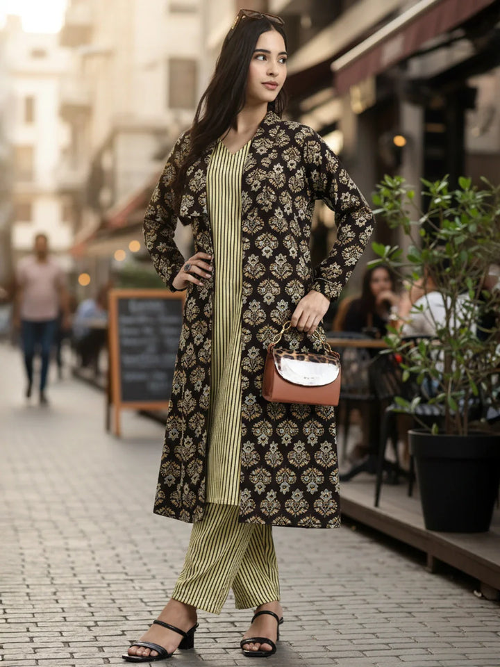 Cotton Jacket Co-Ord Set