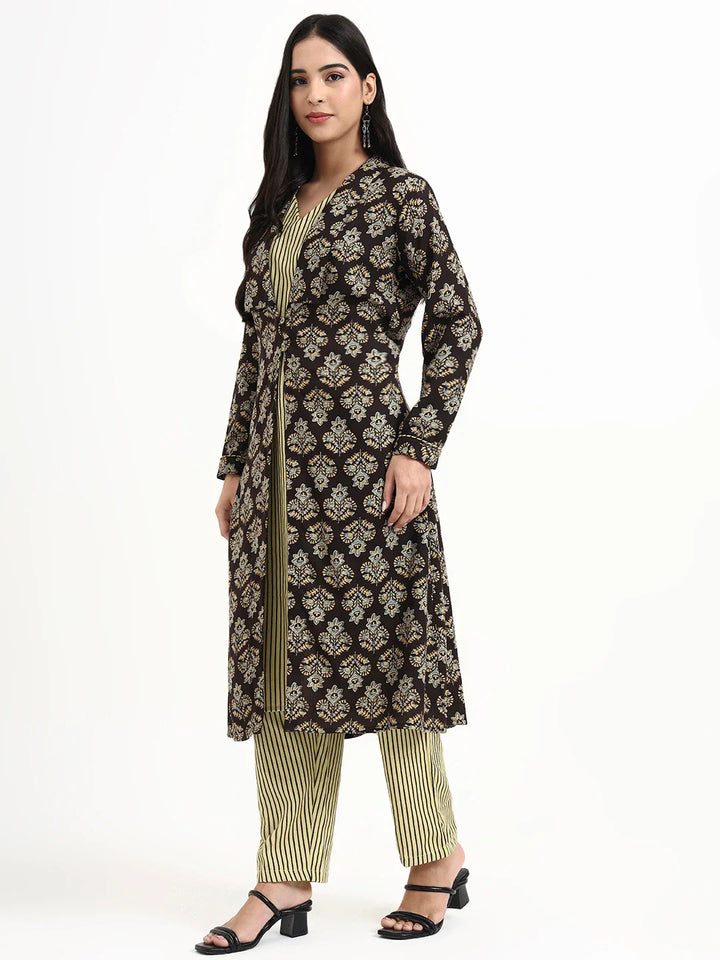 Cotton Jacket Co-Ord Set