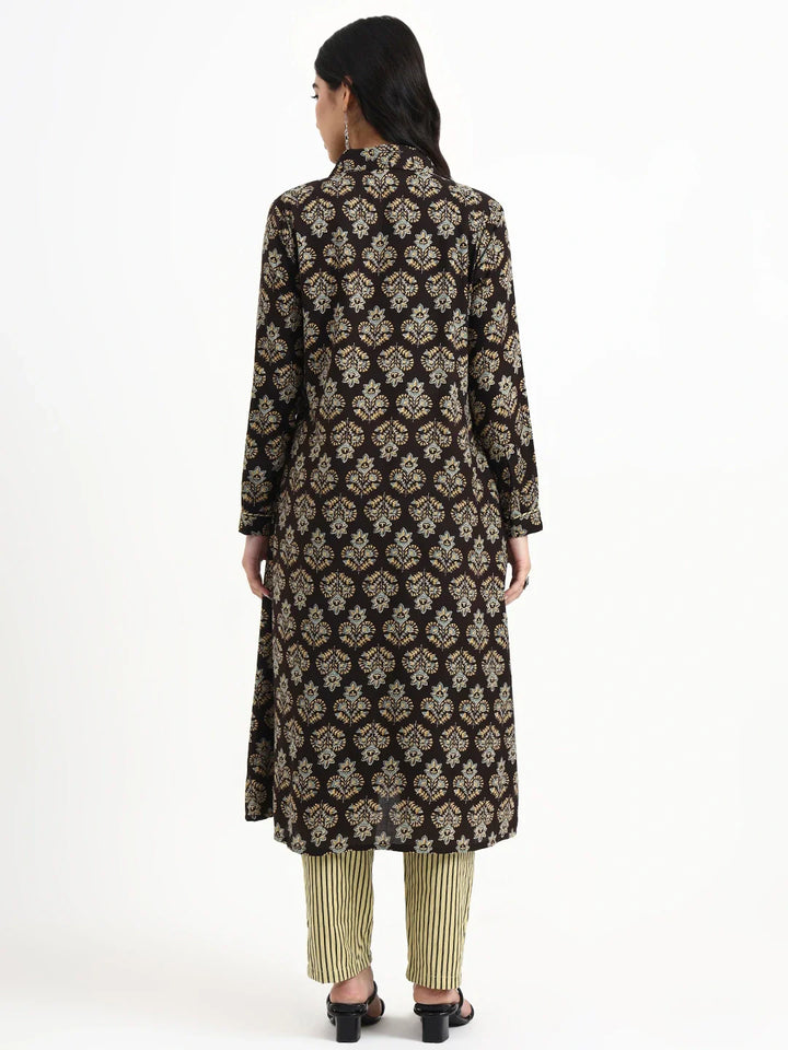 Cotton Jacket Co-Ord Set