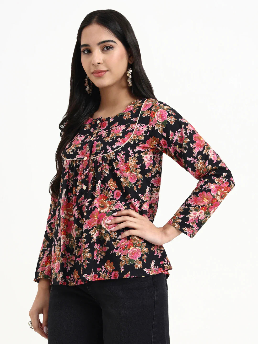 Cotton Flare Top
