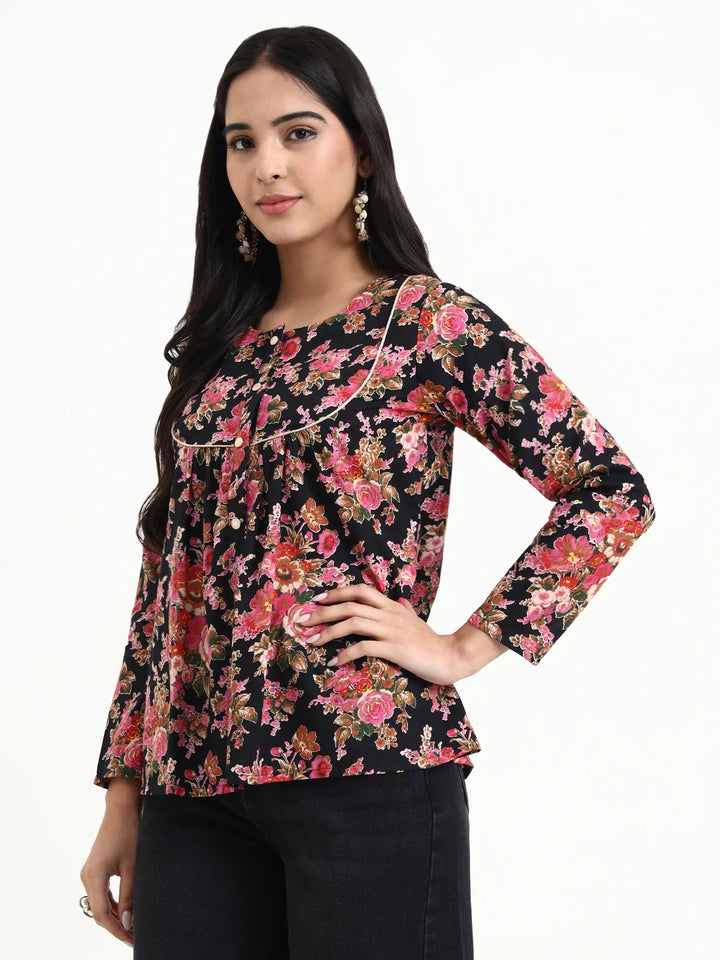 Cotton Flare Top