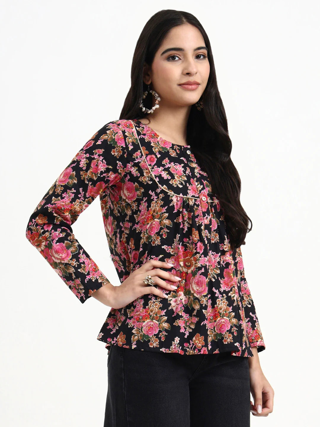 Cotton Flare Top