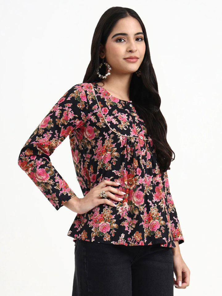 Cotton Flare Top