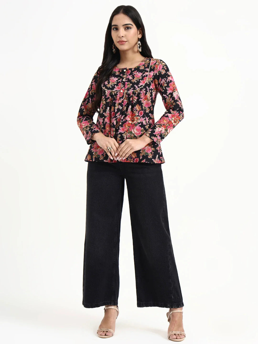Cotton Flare Top