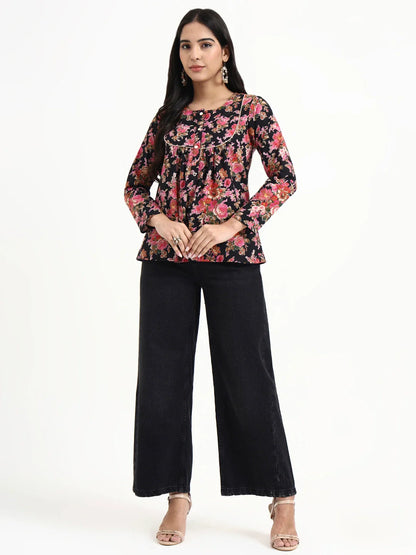 Cotton Flare Top
